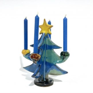 Weihnachtsbaum klein Türkis-Blau